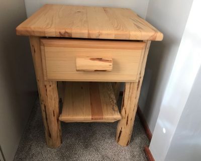 Log side table