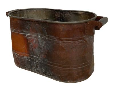 Antique Copper Boiler Tub