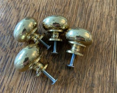 Brass cupboard Knob Handles (1.25")