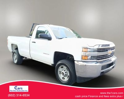 Mileage: 255,115. Year: 2015. Make: Chevrolet. Model: Silverado 2500 HD Regular Cab. Trim: Work Truck Pickup 2D 8 ft. Auto, 6-Spd HD Overdrive transmission. Exterior: White. Interior: Gray. Interior: 2WD, Head Curtain Air Bags, Auto 6-Spd HD Overdrive, StabiliTrak, Power Door Locks, Traction Control, Air Conditioning, V8 Flex Fuel 6.0 Liter, Tilt Wheel, Power Steering, Dual Air Bags, Cruise Con...