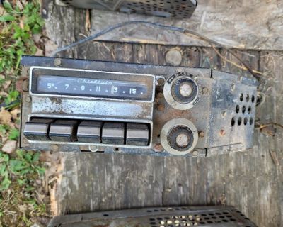 1953 1954 Pontiac Delco Dash Radio Chieftain Catalina Low Rider Poncho UN  TESTED!