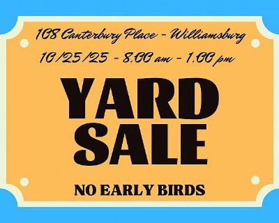 Yard Sale