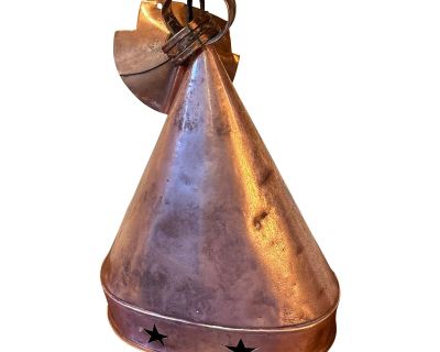 Antique Funnel With Stars Electrified