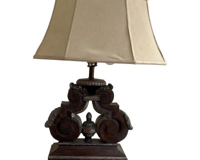 Vintage Fine Art Lamps Stile Bellagio Two Light Table Lamp