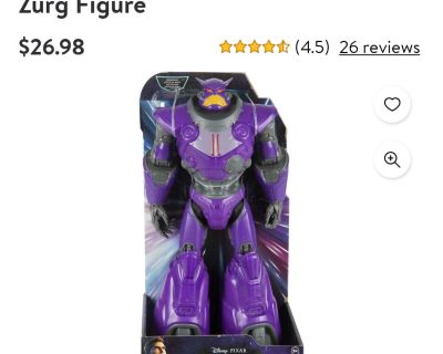 Brand New Buzz Lightyear Large Zurg Action Figure