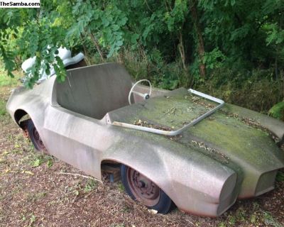VW Camero Fiberglass Dune Buggy Body 2 Seat Open