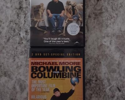 Bowling for Columbine & Sicko, 2 DVDs $3