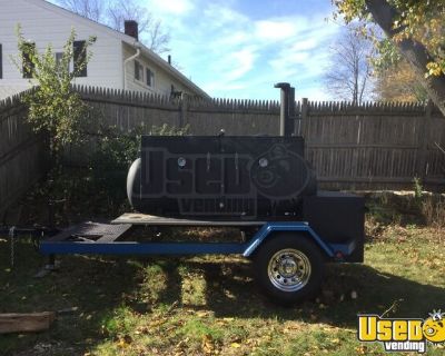 SHIRLEY FABRICATIONOpen BBQ Smoker Trailer | Mobile BBQ Unit
