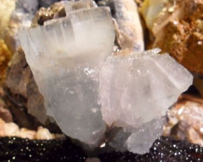 Lustrous Museum Specimen of 731 Grams {1.6 lbs.} Huge Terminated Aquamarine Cluster  on Matrix