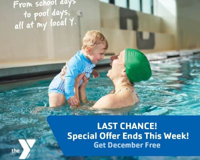 Only A Few Days Left: Join the West Side Y and Get DECEMBER Free!