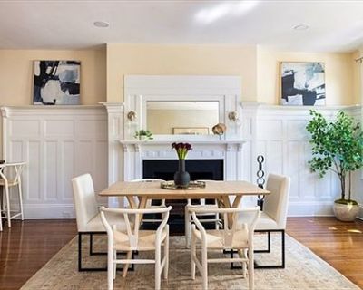 1896 Beacon St #4. Available Now! Partially furnished! Please come and see this enchanting, lovely Brookline 3-bedroom, 2-bath, condominium over 1625 sf of living space, with free heat and hot water, laundry in unit, and a bonus free deeded PARKING space. Upon entry of this bright condo is an inviting foyer, open layout, detailed archways, picture windows, amazing flow, over-sized rooms, & rece...