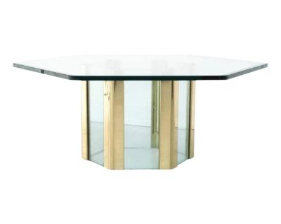 1960s Vintage Hexagonal Coffee Table After Leon Rosen