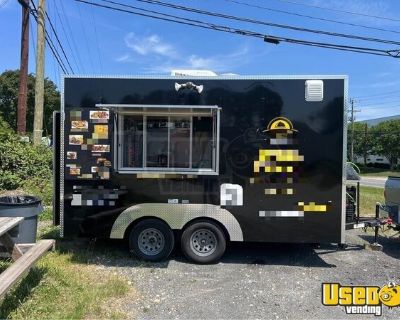 Like New - 2025 8.5' x 14' Kitchen Food Concession Trailer Mobile Vending Unit