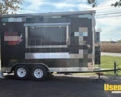 2024 8' x 14' Kitchen Food Concession Trailer w/ NSF equipment + Pro-Fire System