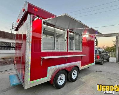 2024 8' x 16' Kitchen Food Concession Trailer with Pro-Fire System