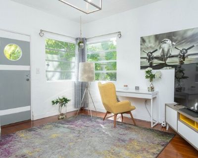 1211 Pennsylvania Ave Apt A1. Spacious and inviting 1-bedroom, 2-bath residence in a true Art Deco gem. This boutique landmark offers only 13 exclusive homes. The front-facing unit comes fully furnished and equipped, featuring a private balcony, elegant hardwood floors, and a well-designed layout with a separate dining roomperfect for those who appreciate style, comfort, and a prime location. S...