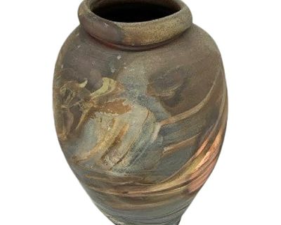 Late 20th Century Wood-Fired Studio Pottery Vase by Saint John's Pottery (Richard Bresnahan)