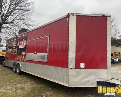 2017 8.5' x 33' Freedom Kitchen Food Trailer | Concession Food Trailer