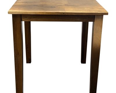 Crate & Barrel Wood Tall Dining/Bar Table