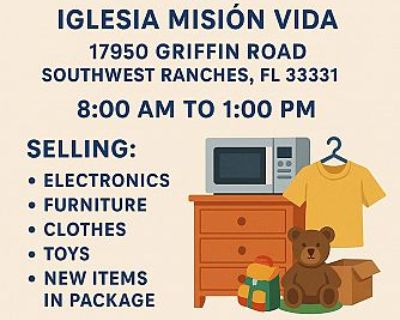 HUGE CHURCH GARAGE SALE