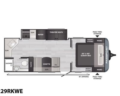 2022 Keystone Rv Passport SL 229RKWE
