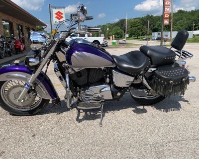 Condition: Used, Make: Honda, Model: VT1100C3 AERO SHADOW, Year: 2002, Color: PURPLE/SILVER, Mileage: 27,984, Dealer: Twin City Honda-Suzuki, Phone: 636-937-8164. One of Honda's best cruiser bike ever made. The Aero 1100 Shadow