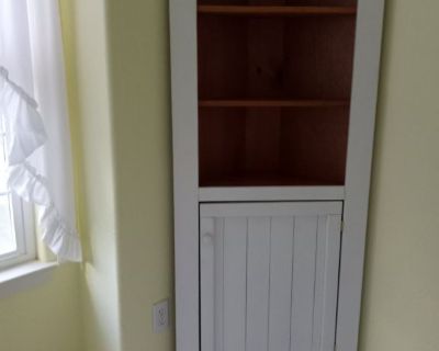 Corner curio cabinet - used