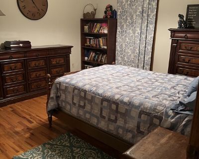 Private furnished room with a private bathroom for rent. Three-bedroom house on a farm with one other tenant. Must be OK with dogs and cats and preferably OK with other animals. Animals are OK on a case-by-case basis. Rent includes utilities except for the Internet. I prefer not to have partiers. Smoking is OK but outside only. Theres plenty of parking and space for extra storage if you need it...