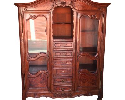 Antique French China Cabinet Display Cabinet