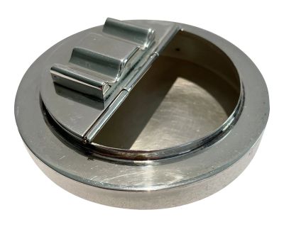1980s Villa Sterling Silver Lidded Catchall Personal Ashtray Handmade Artist Stamped