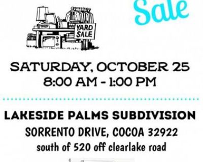 Community garage sale