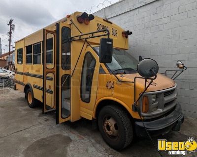 (2) 2001 Chevrolet Gutted School Bus for Conversion