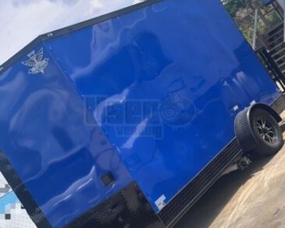 2023 7' x 12' Empire Cargo Kitchen Food Trailer with All NSF Equipment