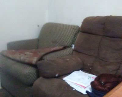 Recliner and chair with four stool