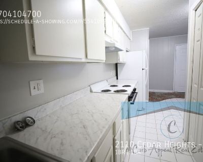 2110 Cedar Heights -. This recently renovated 1-bedroom, 1-bath apartment is located at 2110 Cedar Heights! Includes refrigerator and stove. Pet policy: one small pet (20 pounds or smaller) possibly approved with a $250 pet fee plus an additional $25/month. Rent is $585 per month. HUD accepted. $400 security deposit. A $38 application fee is required - background and credit check. Apply online ...