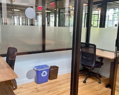 Team Office. For those seeking a permanent perch without the extra space. A designated desk space is located in a lockable shared office with all the essentials; an iconic desk, comfortable desk chair and a file cabinet designed for you to leave small belongings behind. Access 24/7 to our community with all exclusive services. Amenities are included.. DASH License Book Online for no lease and n...