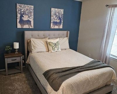 This room is beautifully furnished and a comfortable space. Comes with access to all common areas, backyards, and access to the park. The landlord is friendly and a business professional who creates a great living space and is an excellent cook. Also, have access to community pool. May remove furniture if preferred.. 4 Bedroom. 2 Bathroom