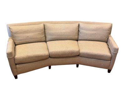 Lee Industries Wedge Sofa in Natural/Flax
