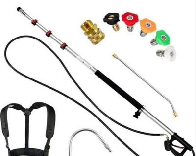 5 to 18 ft Extendable Pressure Washer Wand - NEW