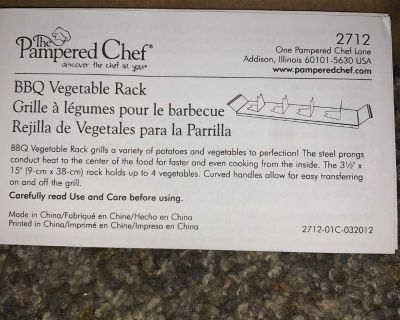 The Pampered Chef BBQ Vegetable Rack 2712