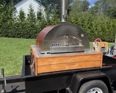 2005 5' x 7' Mobile Pizza Concession Trailer with Forno Bello Pizza Oven
