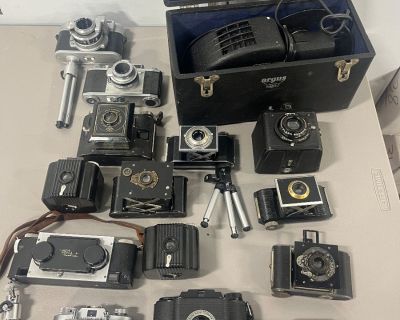 Large Vintage Photography Sale, Cameras, Accessories, and More!!!