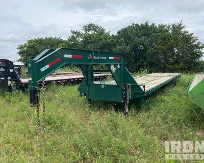 2023 RAWMAXX FDX-40-212KHYD 40 ft T/A Gooseneck Flatbed Trailer