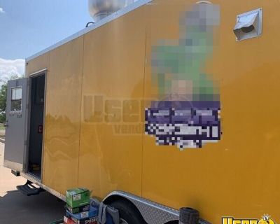 2016 8' x 20' Concession Nation Loaded Mobile Kitchen Food Concession Trailer