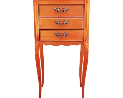 1960s French Louis XV Style Side Table Nightstand