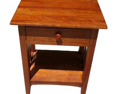 Vintage Ethan Allen American Impressions Cherry Nightstand End Table