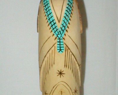 Hand Carved Signed Kachina Doll - Rick Jeanso