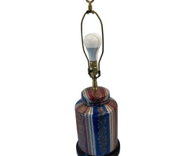 Vintage Ceramic Imari Table Lamp