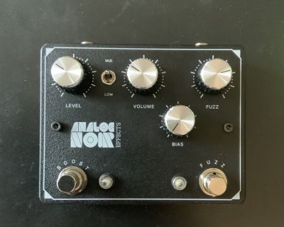 Analog Noir germanium fuzz+rangemaster (Analogman Sunlion clone) *Trade options added*