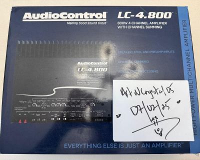 PRICE DROP LIKE NEW AUDIOCONTROL LC-4.800 4 CHANNEL AMP ~